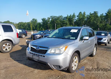 2014 Subaru Forester 2.5I Premium from USA, damaged, VIN JF2SJAEC3EH438312
